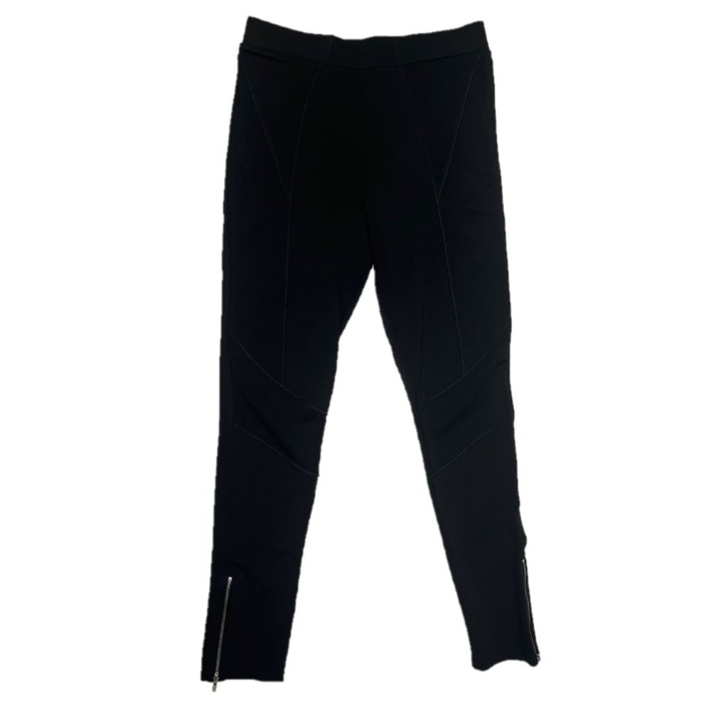 Sandro Paris Moto Ankle Zipper Leggings Size Small